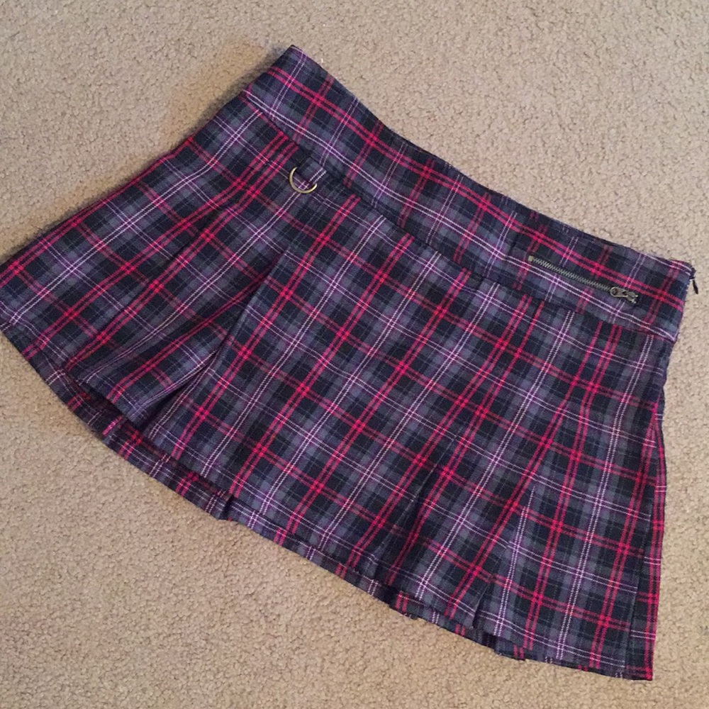 SOLD‼️ Plaid pleated skirt sz 4 - Picture 1 of 7